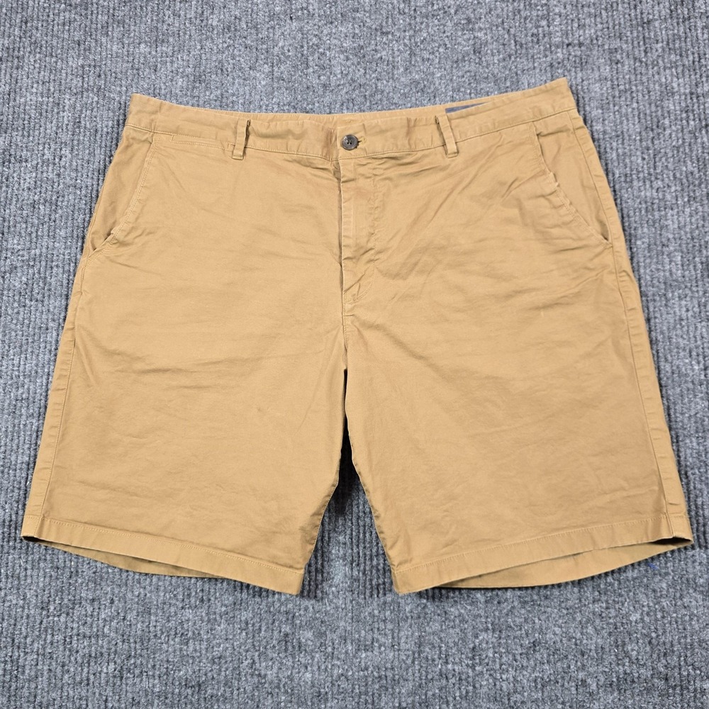 Bonobos Shorts Mens 40 Brown‎ 9 Inch Inseam Chino Stretch Flat Front Casual Wear